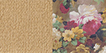Диван угловой Мирта песочный тд 307 ткань обивки арт.тд 307 Толидо 02 песочный / Фибра 2505/02 (яркие цветы)