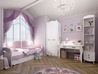 Кровать-тахта Розалия №900.4 с подсветкой