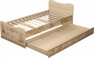 Кровать детская с ящиком Квест №4 80х180