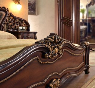 Кровать 160х200 Джоконда корень дуба глянец