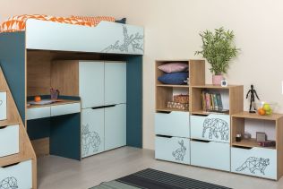 Тумба стеллаж Гудвин 13.50