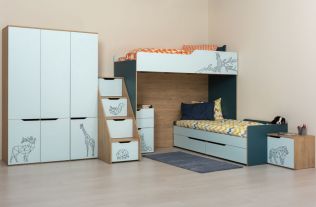 Кровать с ящиками 80х200 Гудвин 11.12