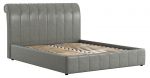 Интерьерная кровать 160х200 Августа (серый)