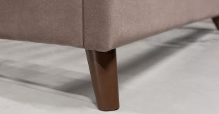 Интерьерная кровать 160х200 Эскада серо-розовая