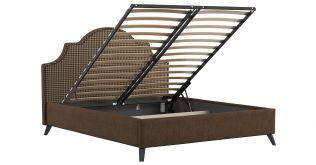 Интерьерная кровать 160х200 Фаина (коричневый)