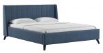 Интерьерная кровать 160х200 Мелисса (серо-синий)