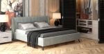 Интерьерная кровать 160х200 Мелисса (серебристый серый)