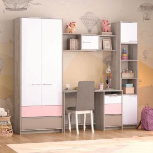 Бортик защитный Зефир (розовый) 