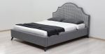 Интерьерная кровать 140х200 Фаина (серый)
