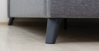 Интерьерная кровать 160х200 Фаина (серый)