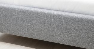 Интерьерная кровать 160х200 Фаина (серый)