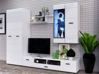Комод 3 ящика, 3 дверцы Нэнси New