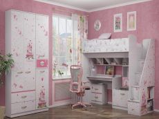 Модульная мебель для детской Принцесса
