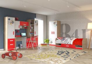 Кровать с ящиками 80х200 Фантазия 4-2006
