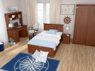 Прикроватная тумба в подростковую Бостон ИД 01.288