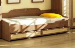 Детская кровать с ящиками 80х190 Робинзон ИД 01.95а