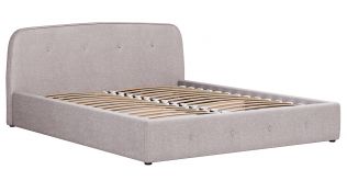Интерьерная кровать 160х200 Илона рогожка (льняной)
