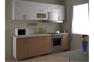 Кухня Золушка 1,8 м глянец