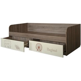 Кровать с ящиками 80х200 Бритиш П551.20