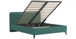 Интерьерная кровать 180х200 Миа (изумрудный коричневый)