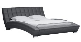 Интерьерная кровать Оливия 160х200 (серый)