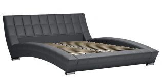Интерьерная кровать Оливия 160х200 (серый)