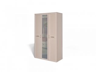 Шкаф для одежды с зеркалом 3х дверный Соната ИД 01.57