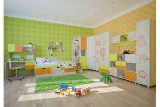 Детская кровать с ящиками 80х200 Почемучка