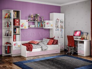Детская кровать с ящиками 90х200 Fashion-1